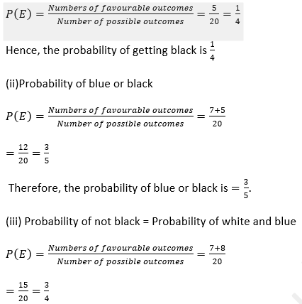 Ml Aggarwal Solutions Class 10 Maths Chapter 22 Probability
